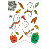 Happy Ghosts Boothday Birthday Vlaggetjes (Eerste vlag)