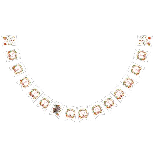 Happy Ghosts Boothday met foto roze verjaardag Vlaggetjes (Alle)