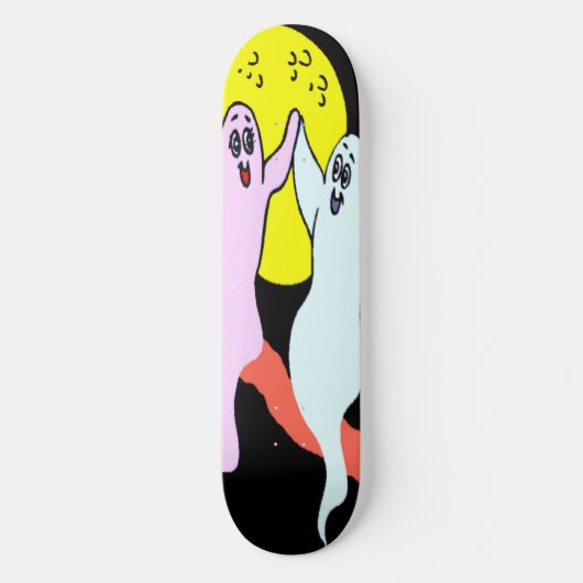 Happy Ghosts Skateboard (Voorkant)