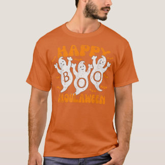 Happy Ghoulaween Halloween Funny Ghosts Trio With  T-shirt