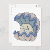 Happy Giant Clam Briefkaart (Voorkant / Achterkant)