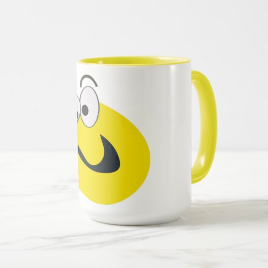 Happy Giggles Face Mok (Voorkant rechts)