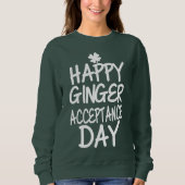 Happy Ginger Acceptation Day Green Trui (Voorkant)