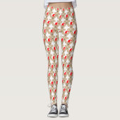 Happy Ginger Bread Man Christmas Leggings (Voorkant)