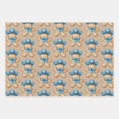 Happy Gingerbread Cowboy Inpakpapier Vel (Voorkant)