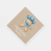 Happy Gingerbread Cowboy Servet (Hoek)