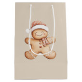 Happy Gingerbread en Star Cookie Medium Cadeauzakje (Achterkant)