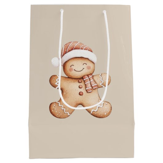 Happy Gingerbread en Star Cookie Medium Cadeauzakje (Achterkant)
