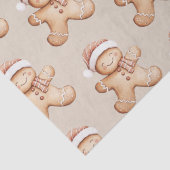 Happy Gingerbread en Star Cookie Tissuepapier (Detail)