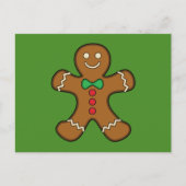 Happy Gingerbrood Man Feestdagenkaart (Voorkant)