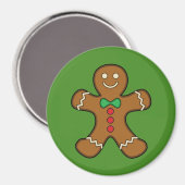 Happy Gingerbrood Man Magneet (Voorkant / Achterkant)