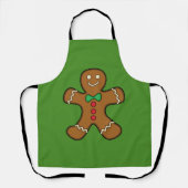Happy Gingerbrood Man Schort (Voorkant)