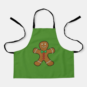 Happy Gingerbrood Man Schort