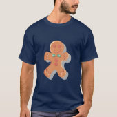Happy Gingerbrood Man T-shirt (Voorkant)