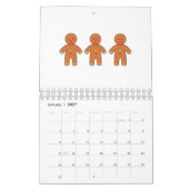 Happy gingerbrood mannen kalender (Jan 2027)