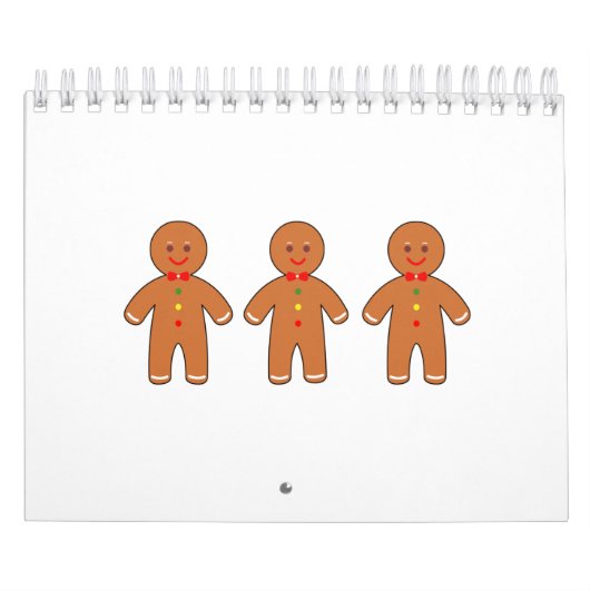 Happy gingerbrood mannen kalender (Hoes)