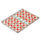 Happy Gingerbrood Speciaal kerstboek Notitieboek (Linkerzijde)