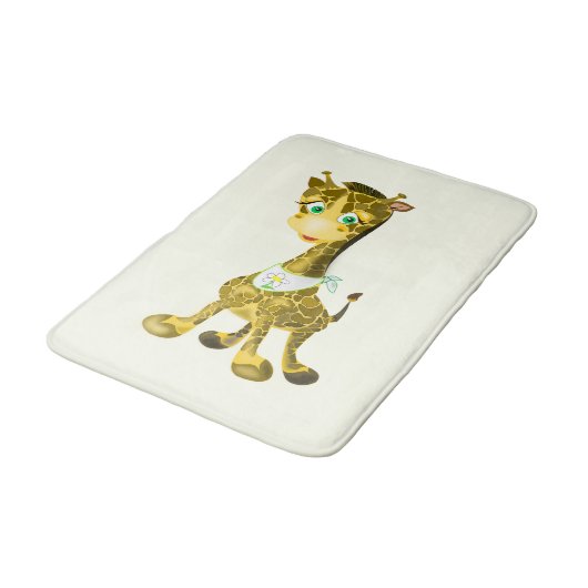 Happy Giraffe Bath Mat (Gekanteld)