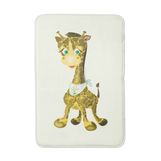 Happy Giraffe Bath Mat (Voorkant Verticaal)