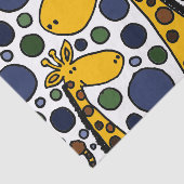 Happy Giraffe Family Abstract Weefpapier Tissuepapier (Detail)