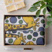 Happy Giraffe Family Abstract Weefpapier Tissuepapier (Geschenk)