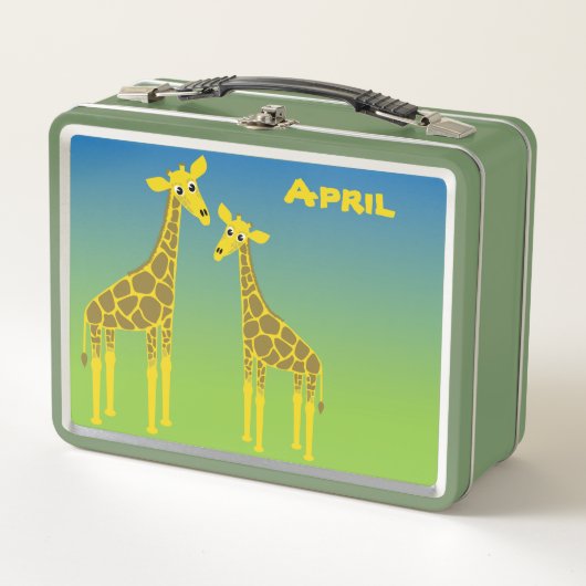 Happy Giraffe Herd lunchbox (Voorkant)