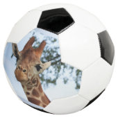 Happy Giraffe sluit Wildlife Safari op Voetbal (Drie kwart)