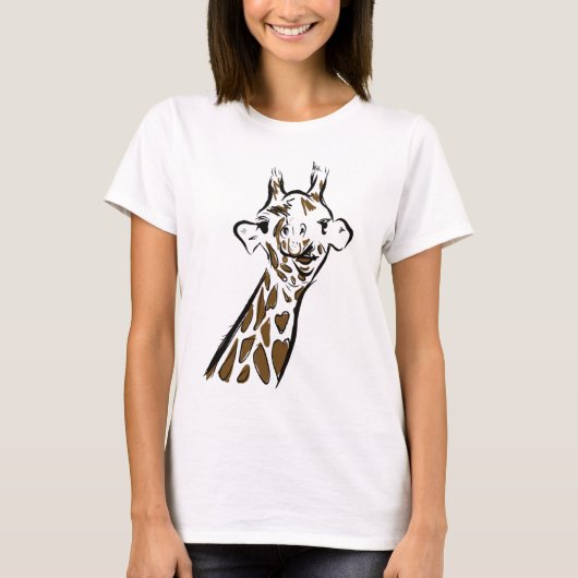 Happy giraffe t-shirt (Voorkant)