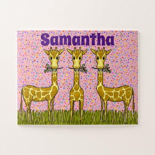 Happy Giraffes Puzzle Legpuzzel (Horizontaal)
