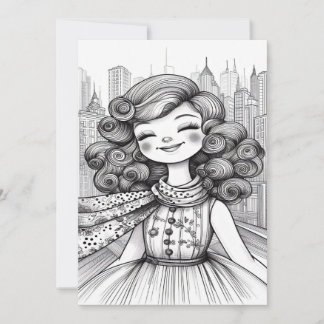 Happy Girl Bedankkaart