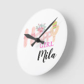 happy girl cream cake ronde klok (Hoek)