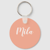 happy girl cream cake sleutelhanger (Achterkant)