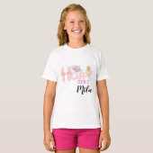 happy girl cream cake t-shirt (Voorkant volledig)