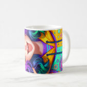 Happy Girl Design Koffiemok (Voorkant rechts)