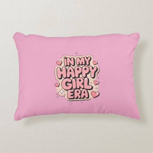 Happy Girl Era Kussen (Voorkant)
