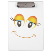 HAPPY GIRL FACE KLEMBORD (Voorkant)