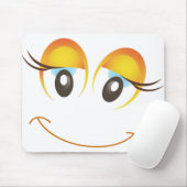HAPPY GIRL FACE MUISMAT (Met muis)