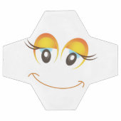 HAPPY GIRL FACE VOETBAL (Enkel)