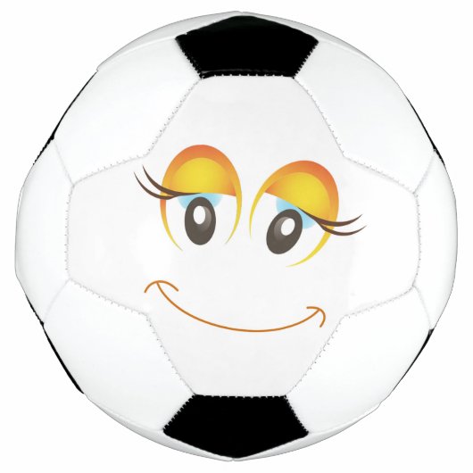 HAPPY GIRL FACE VOETBAL (Voorkant)