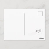 Happy Girl Japan Stamp Art Briefkaart (Achterkant)