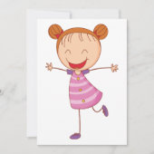 Happy Girl Kaart (Voorkant)