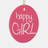 Happy girl keramisch ornament (Rechts)