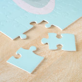 Happy Girl Making Snow Angel Xmas Winter Legpuzzel (Zijkant)