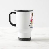 Happy Girl On A Bike Travel Mug Romantic Love Reisbeker (Links)