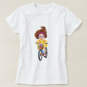 Happy Girl op een T-shirt