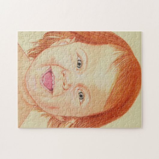 Happy Girl Puzzle Legpuzzel (Horizontaal)