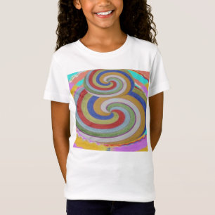 HAPPY GIRL - Regenboogspieren T-shirt