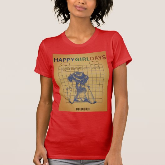 Happy Girls Days T-shirt (Voorkant)