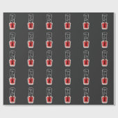 Happy Girls heeft Nails Nail Poolse overvallen Cadeaupapier (Vlak)