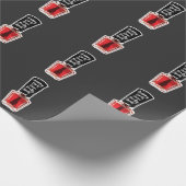 Happy Girls heeft Nails Nail Poolse overvallen Cadeaupapier (Hoek)